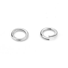 Simple Round Loops 925 Sterling Silver DIY Connectors