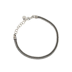 Vintage Snake Chain 925 Sterling Silver Bracelet