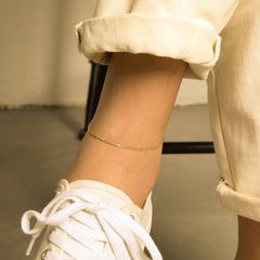 New Hollow Chain 925 Sterling Silver Anklet
