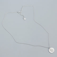 Modern Snake Animal Round Coin 925 Sterling Silver Necklace